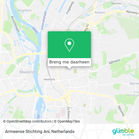 Armeense Stichting Ani kaart