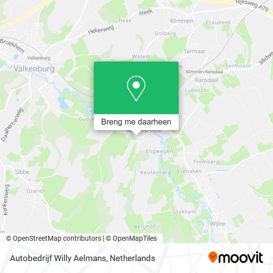 Autobedrijf Willy Aelmans kaart