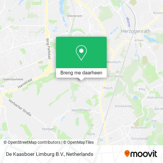 De Kaasboer Limburg B.V. kaart