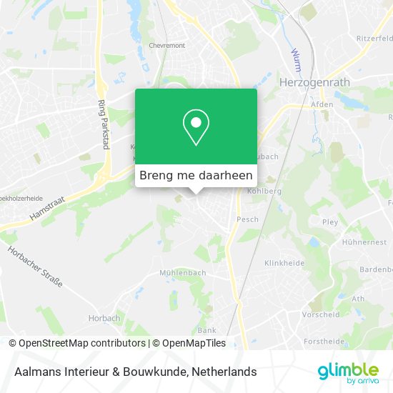 Aalmans Interieur & Bouwkunde kaart