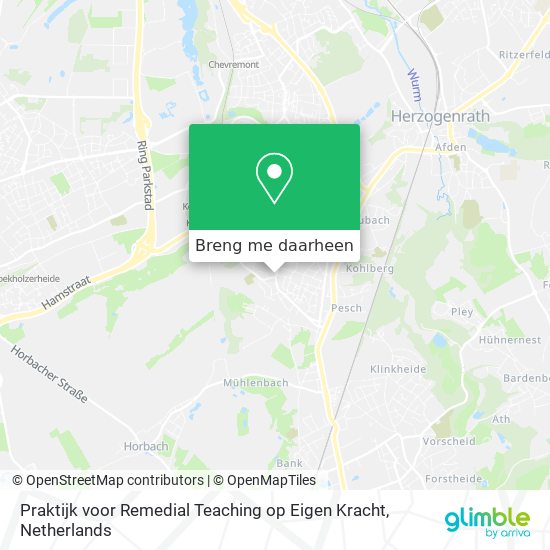 Praktijk voor Remedial Teaching op Eigen Kracht kaart