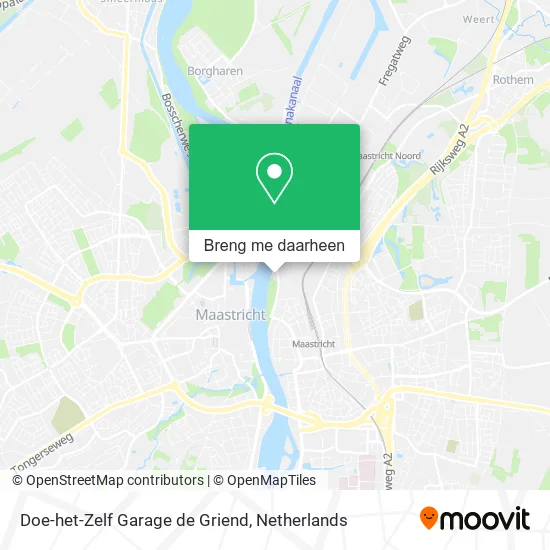 Doe-het-Zelf Garage de Griend kaart
