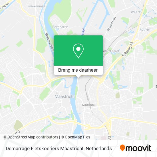 Demarrage Fietskoeriers Maastricht kaart