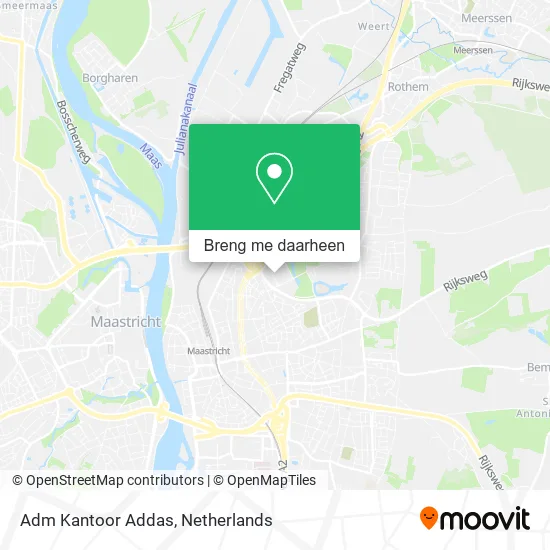 Adm Kantoor Addas kaart