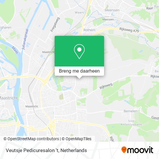 Veutsje Pedicuresalon 't kaart