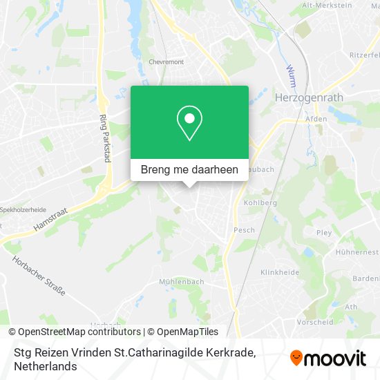 Stg Reizen Vrinden St.Catharinagilde Kerkrade kaart
