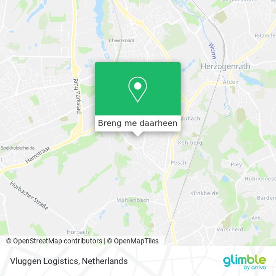 Vluggen Logistics kaart