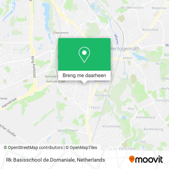 Rk Basisschool de Domaniale kaart