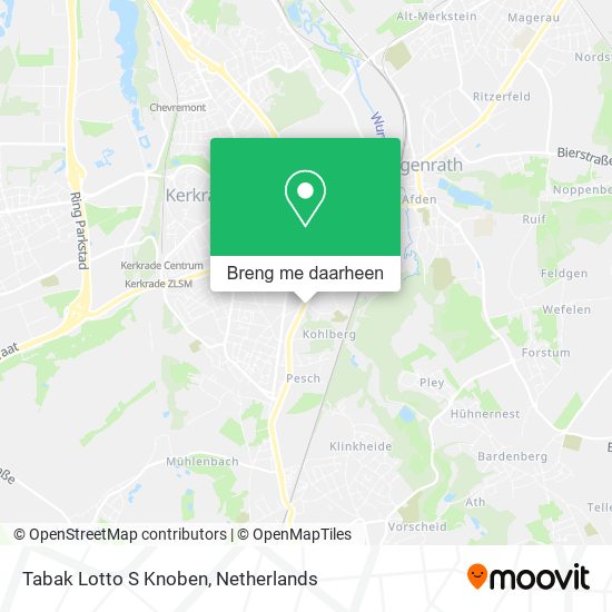 Tabak Lotto S Knoben kaart