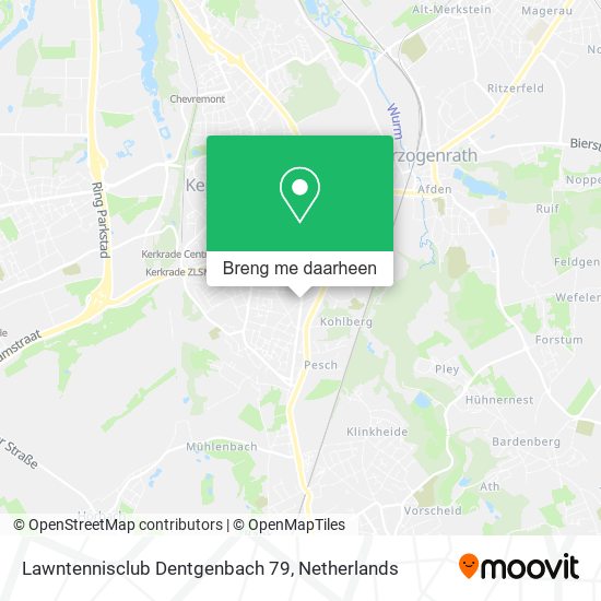 Lawntennisclub Dentgenbach 79 kaart