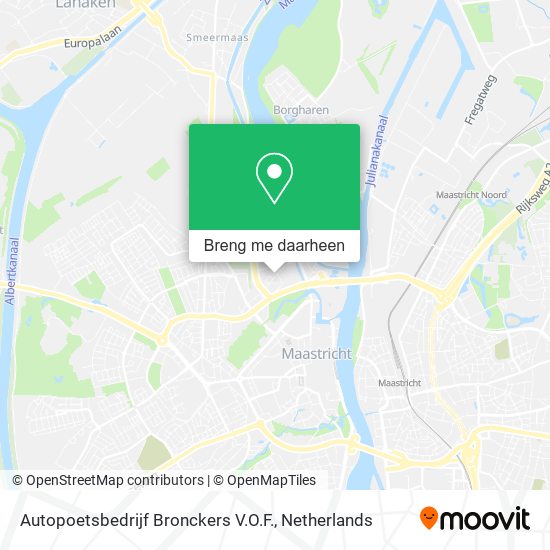 Autopoetsbedrijf Bronckers V.O.F. kaart