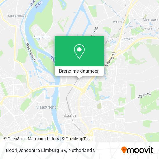 Bedrijvencentra Limburg BV kaart