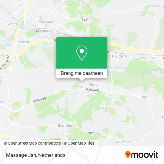 Massage Jan kaart