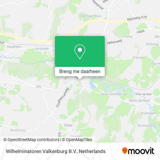 Wilhelminatoren Valkenburg B.V. kaart