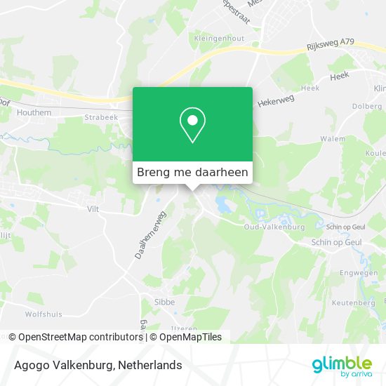 Agogo Valkenburg kaart