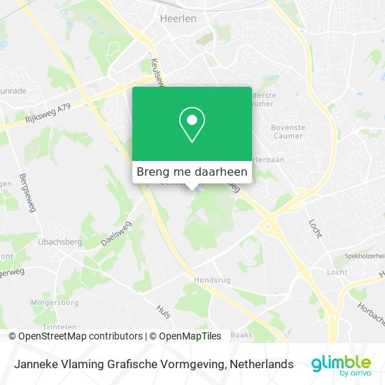 Janneke Vlaming Grafische Vormgeving kaart