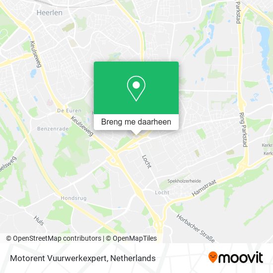 Motorent Vuurwerkexpert kaart