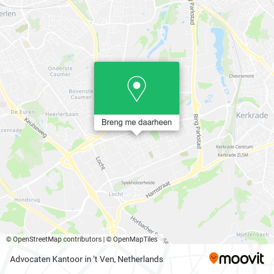 Advocaten Kantoor in 't Ven kaart