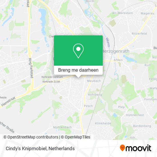 Cindy's Knipmobiel kaart