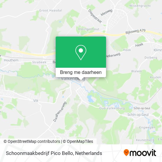 Schoonmaakbedrijf Pico Bello kaart