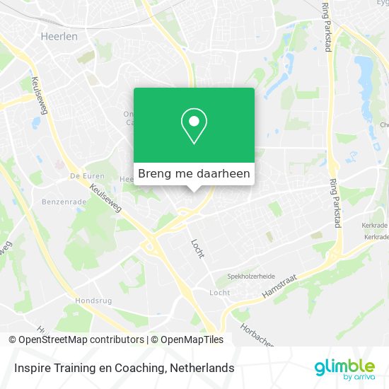 Inspire Training en Coaching kaart