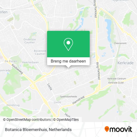 Botanica Bloemenhuis kaart