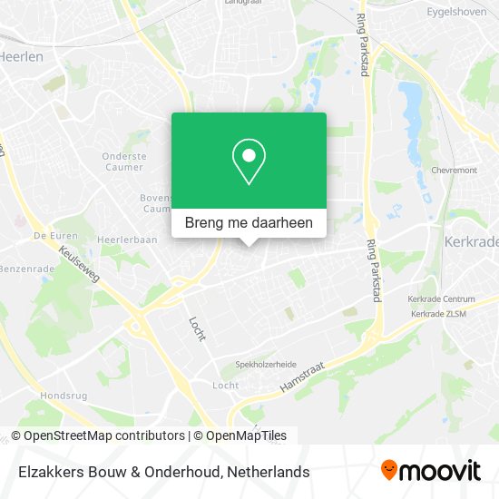 Elzakkers Bouw & Onderhoud kaart