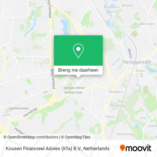 Kousen Financieel Advies (Kfa) B.V. kaart