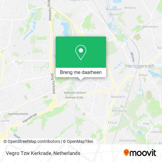 Vegro Tzw Kerkrade kaart
