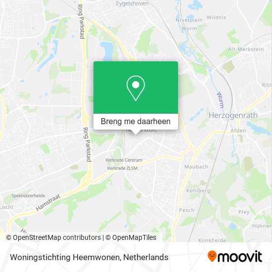 Woningstichting Heemwonen kaart