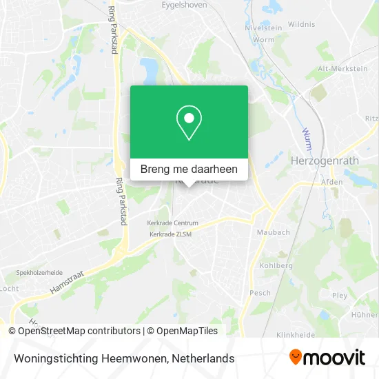 Woningstichting Heemwonen kaart