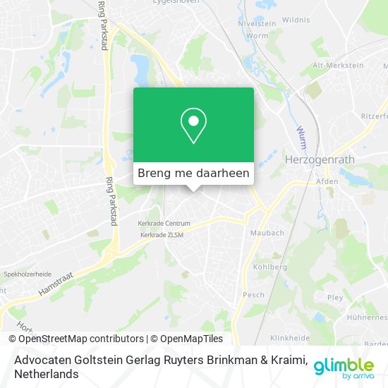 Advocaten Goltstein Gerlag Ruyters Brinkman & Kraimi kaart