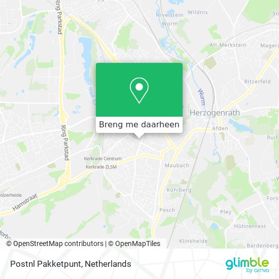 Postnl Pakketpunt kaart