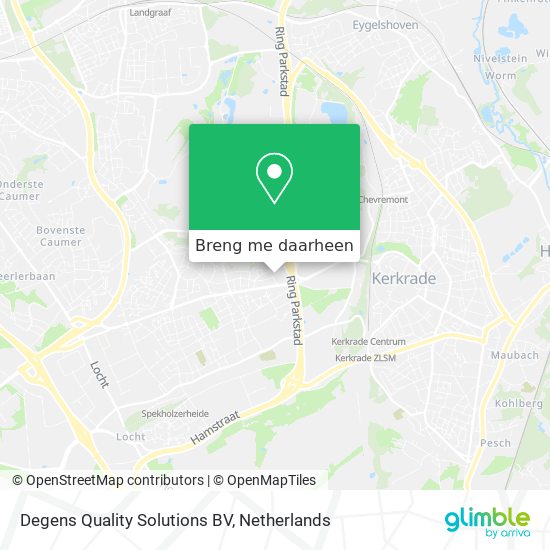 Degens Quality Solutions BV kaart