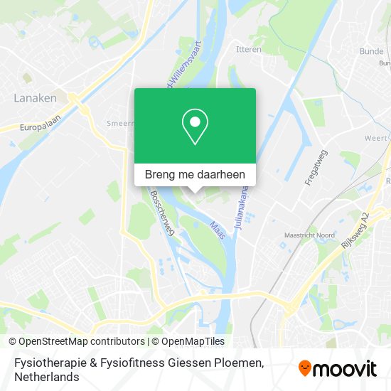 Fysiotherapie & Fysiofitness Giessen Ploemen kaart