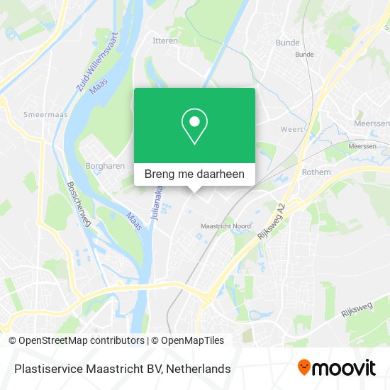 Plastiservice Maastricht BV kaart