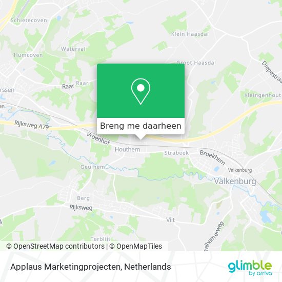 Applaus Marketingprojecten kaart