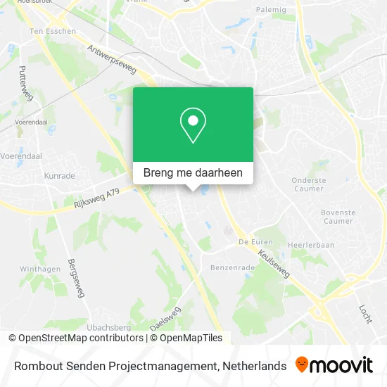 Rombout Senden Projectmanagement kaart