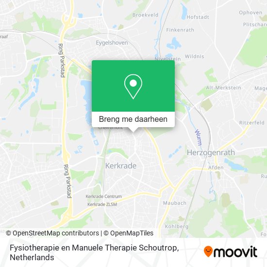 Fysiotherapie en Manuele Therapie Schoutrop kaart