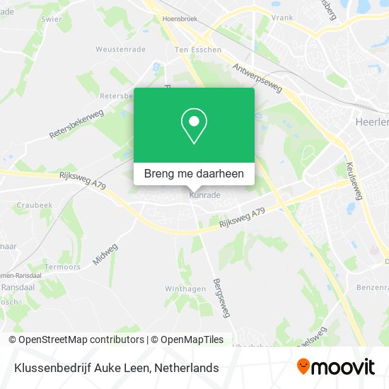 Klussenbedrijf Auke Leen kaart