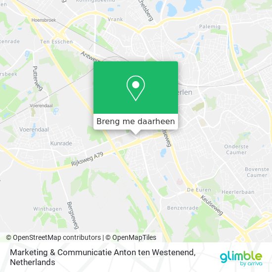 Marketing & Communicatie Anton ten Westenend kaart