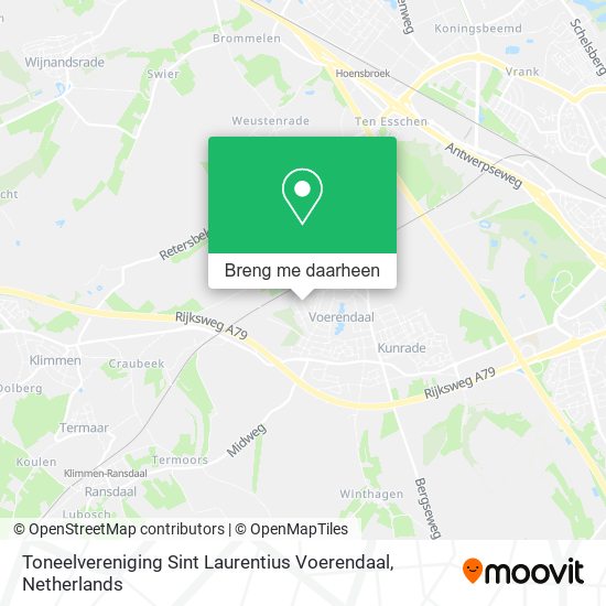 Toneelvereniging Sint Laurentius Voerendaal kaart