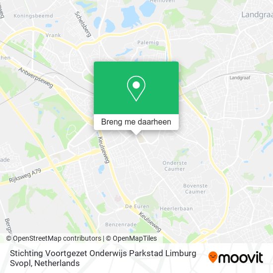Stichting Voortgezet Onderwijs Parkstad Limburg Svopl kaart
