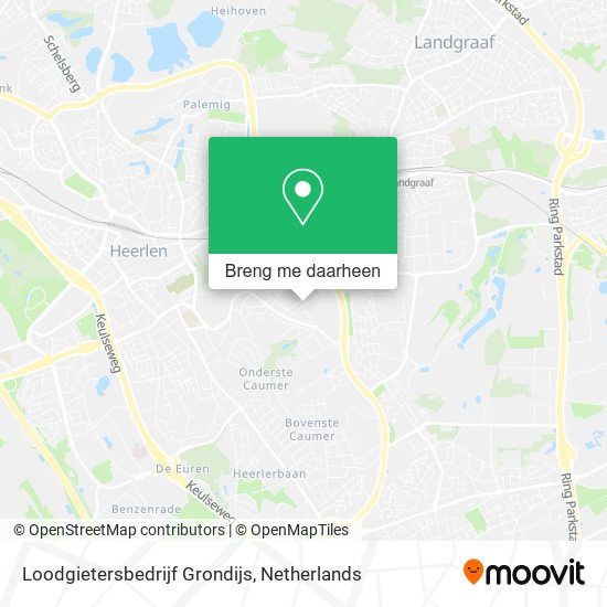 Loodgietersbedrijf Grondijs kaart