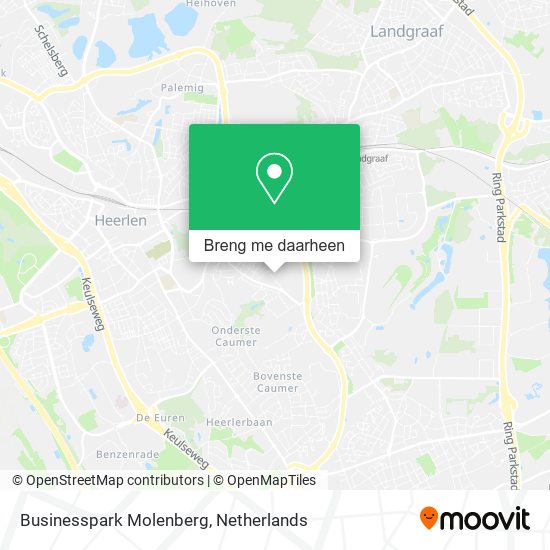 Businesspark Molenberg kaart