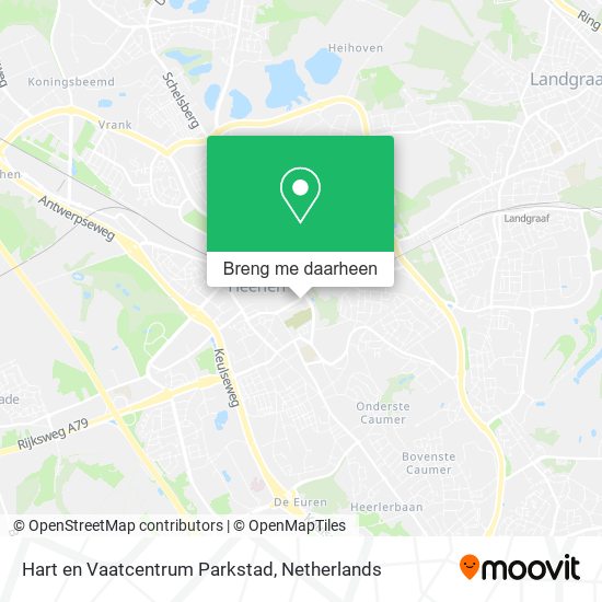 Hart en Vaatcentrum Parkstad kaart