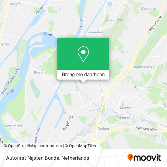 Autofirst Nijsten Bunde kaart
