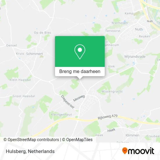 Hulsberg kaart