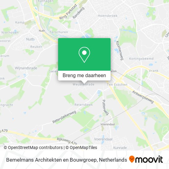 Bemelmans Architekten en Bouwgroep kaart