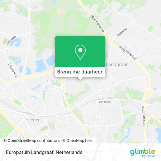 Europatuin Landgraaf kaart